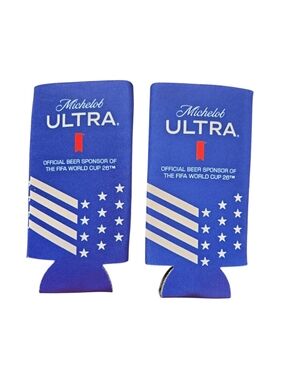 Michelob Ultra Can Cooler Koozies - Set of 2
